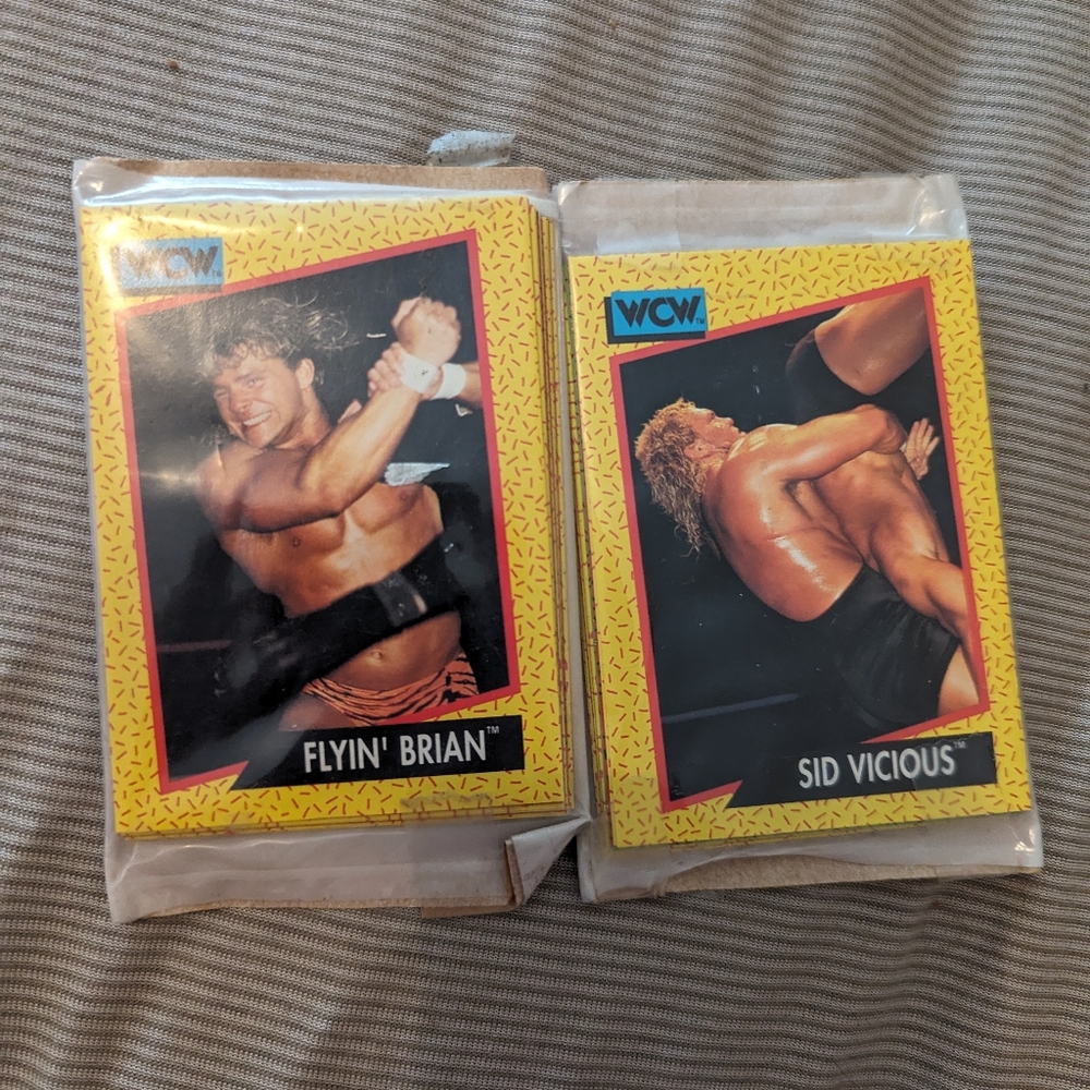 Wcw trading cards vintage